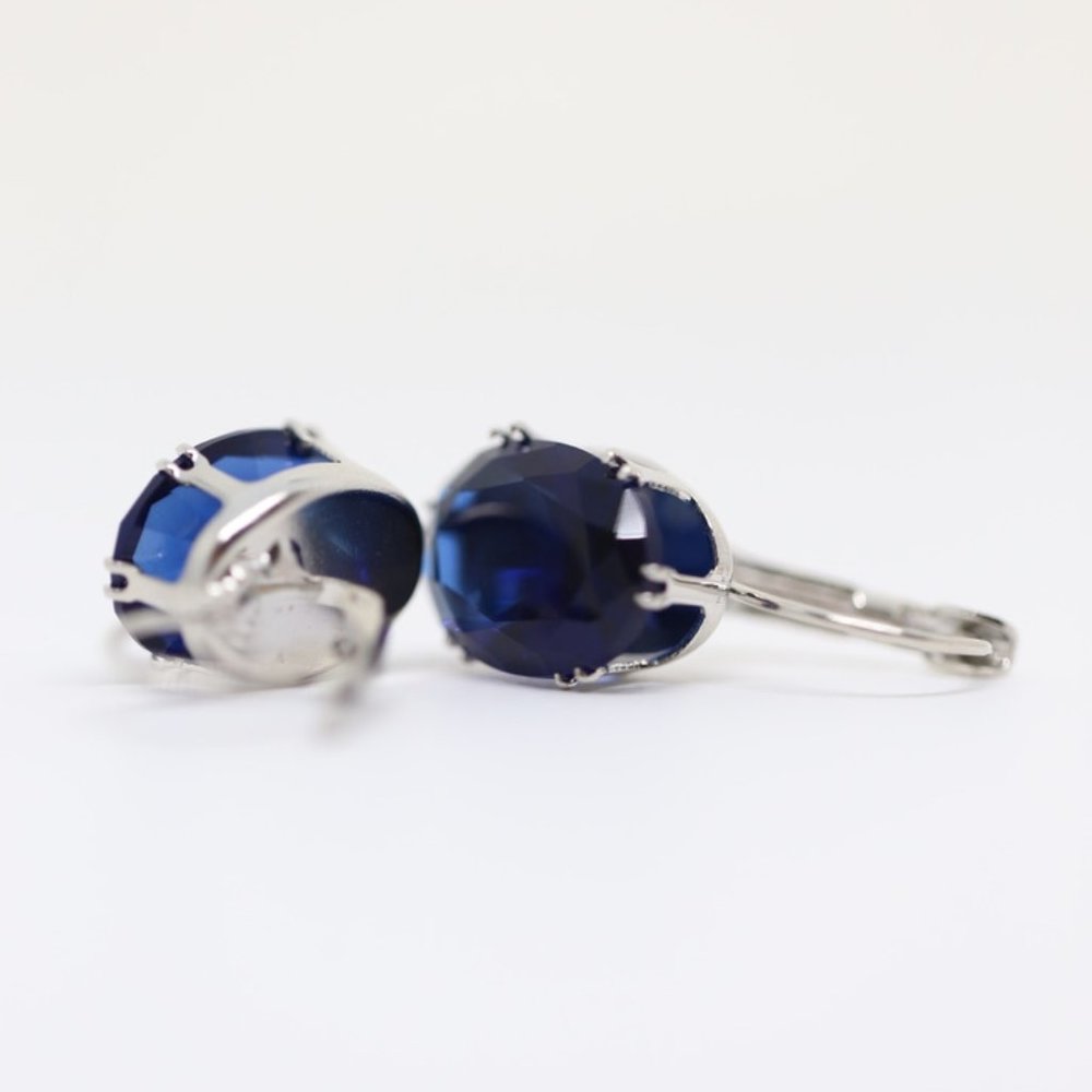 18k Gold Dipped White, Champagne or Blue Topaz - Picture 12 of 15
